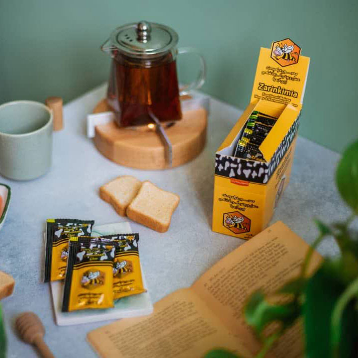 عبوة 15 قطعة من إكسير العسل والسمن الكرمانشاهي للحصة الواحدة، 20 غرام لكل قطعة