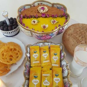 علبة تحتوي على 100 حصة فردية من السمن الكرمانشاهي